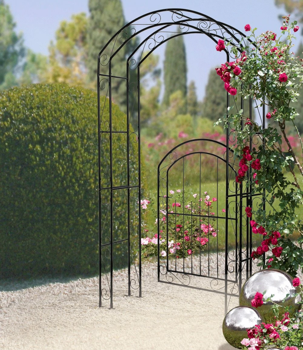 Gartentür Mit Rankhilfe 4 Gartentür Mit Rankhilfe – Bild 2