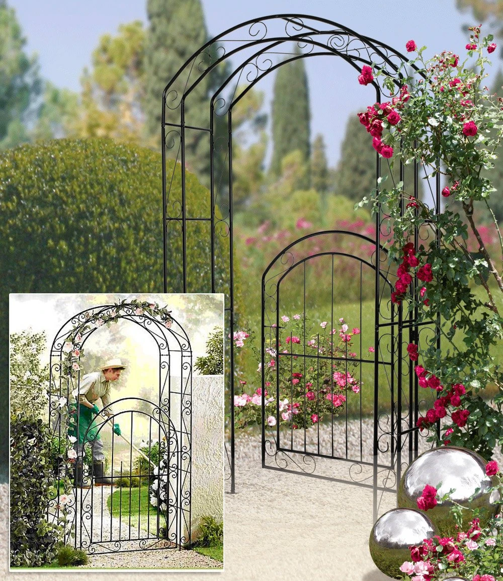 Gartentür Mit Rankhilfe 3 Gartentür Mit Rankhilfe