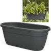 EMSA® 'My City Garden' Blumenkasten, Granit 40 Cm -Gartenpflanzen Geschäft 8959698206750