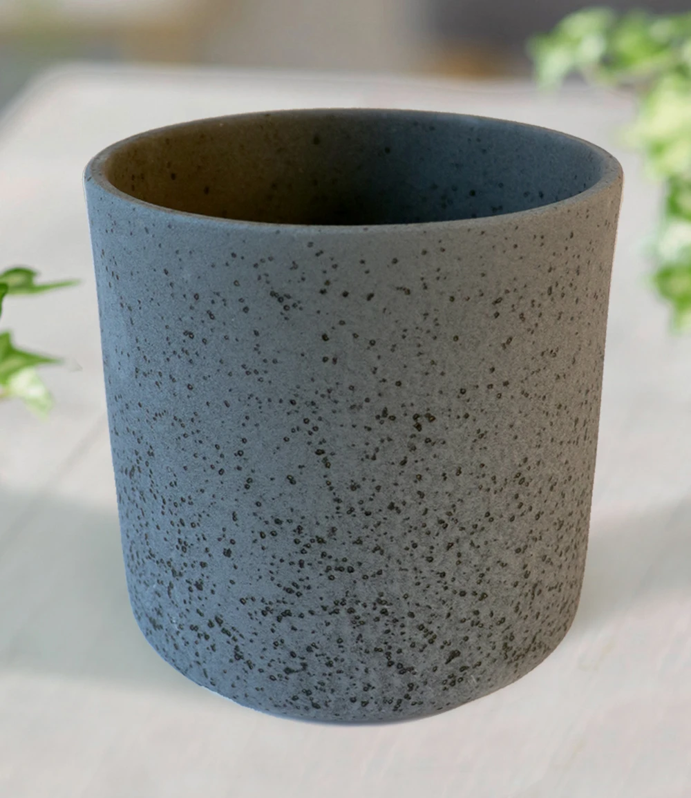 Keramik-Übertopf ø 17 Cm 'schwarz' 3 Keramik-Übertopf ø 17 Cm 'schwarz'