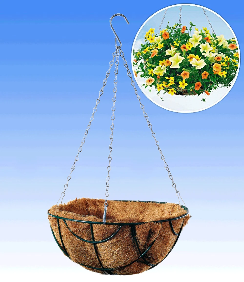 Hängekorb Mit Kokoseinsatz 'Ole' ø 30 Cm 3 Hängekorb Mit Kokoseinsatz 'Ole' ø 30 Cm