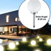 Solar-Kugel Ø 20cm LED 2 Solar-Kugel Ø 20cm LED -Gartenpflanzen Geschäft 8969549185054