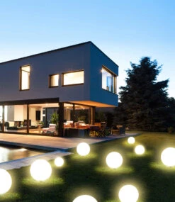 Solar-Kugel Ø 20cm LED -Gartenpflanzen Geschäft 8969549316126