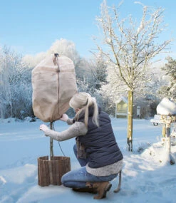 Winterschutz Thermomantel Beige M 150xØ70cm