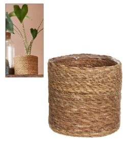 Kokos-Übertopf 'natur' ø20 Cm Mit Folieneinsatz