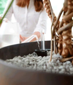 EMSA® Blumenkübel CASA BRILLIANT ø 35 Cm 'Seidengrau' -Gartenpflanzen Geschäft 9024360808478