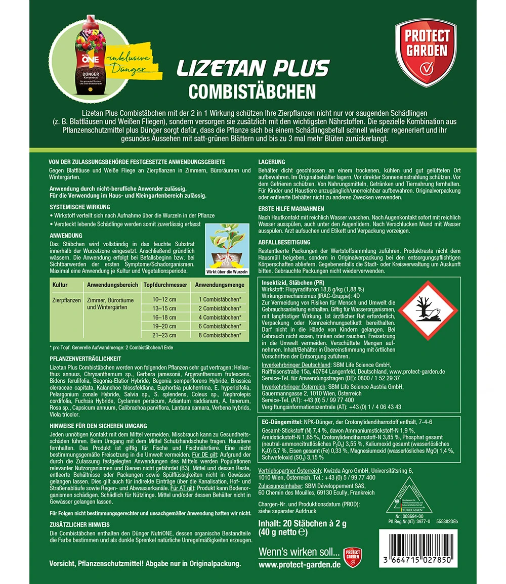 Lizetan® Plus Combi-Stäbchen 4 Lizetan® Plus Combi-Stäbchen – Bild 2